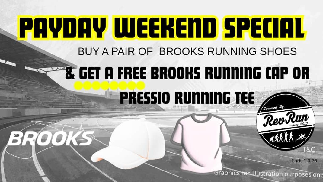 BROOKS PAYDAY WEEKEND SPECIALS