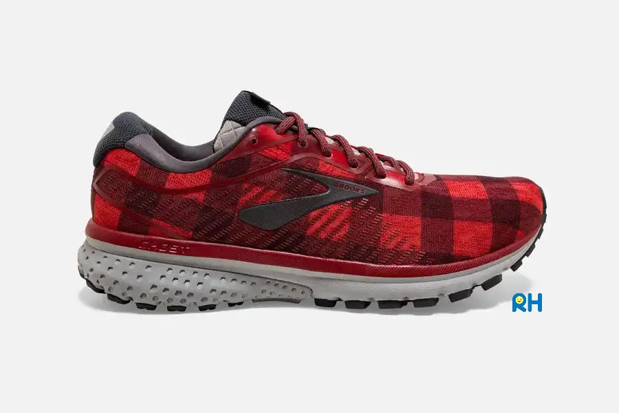 brooks shoes red