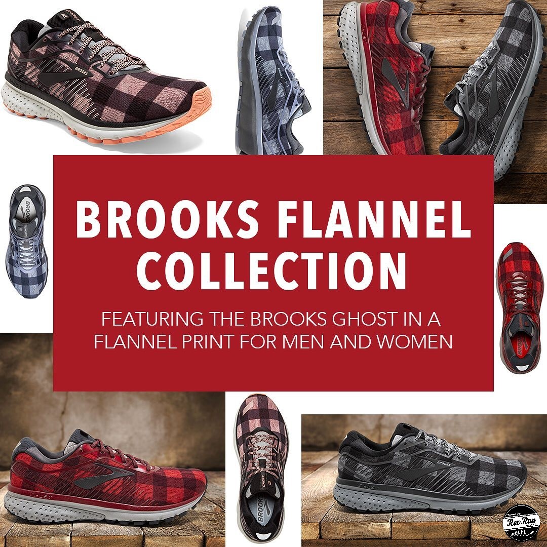 brooks flannel running shoes