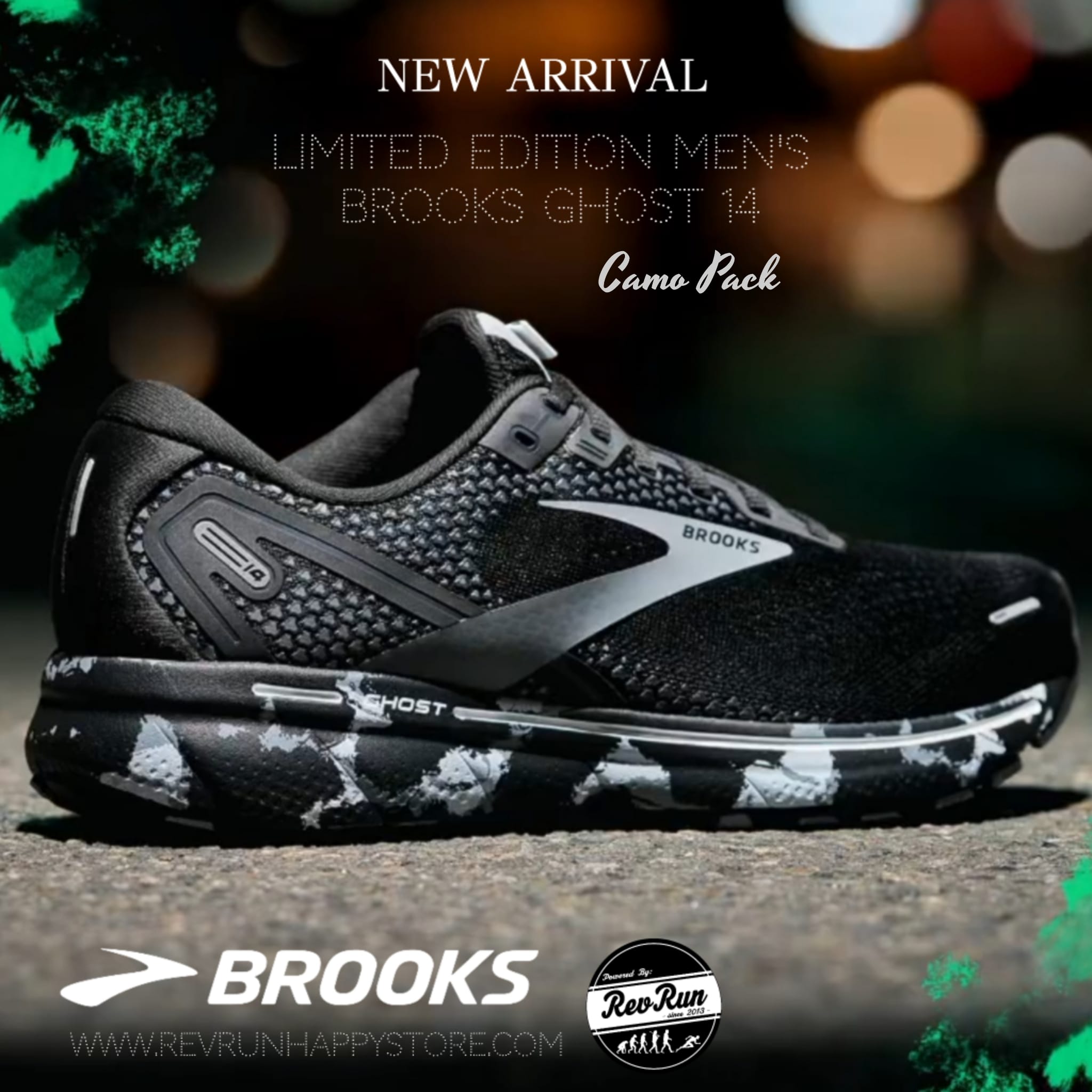 brooks camo ghost 14