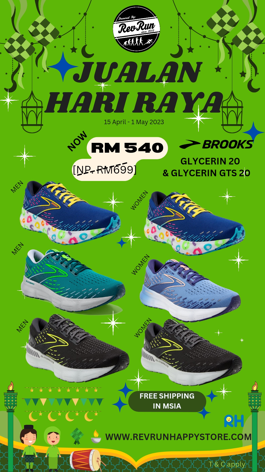 Run Happy Store | Revolution Run Borneo, Malaysia