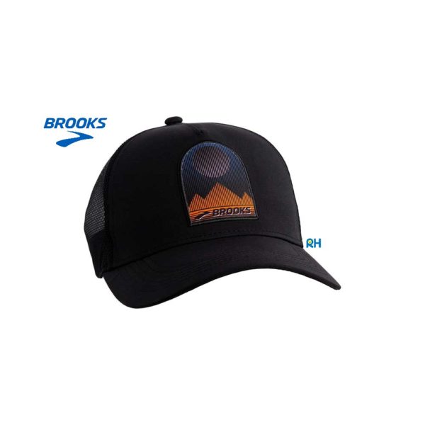 BROOKS Trucker Hat [Black/Eclipse Trail]