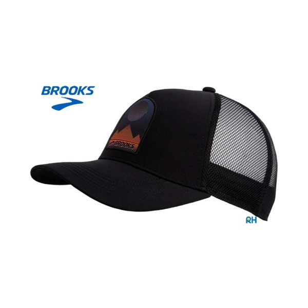 BROOKS Trucker Hat [Black/Eclipse Trail] - Image 2