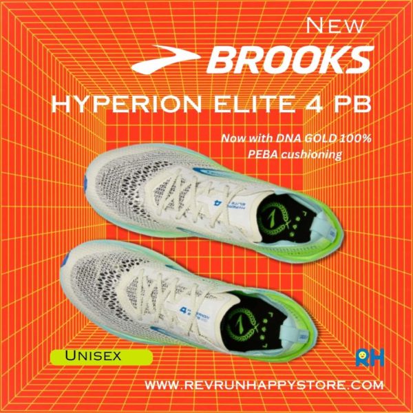 BROOKS HYPERION ELITE 4 PB (Unisex) [Bluewash/Green Gecko] - Image 4