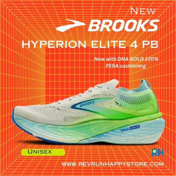 BROOKS HYPERION ELITE 4 PB (Unisex) [Bluewash/Green Gecko] - Image 5