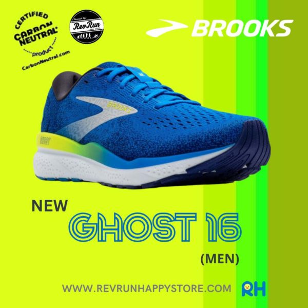 BROOKS GHOST 16 MEN [Electric Blue/Lemon] - Image 2