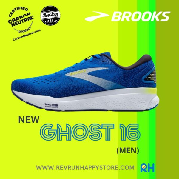 BROOKS GHOST 16 MEN [Electric Blue/Lemon] - Image 4