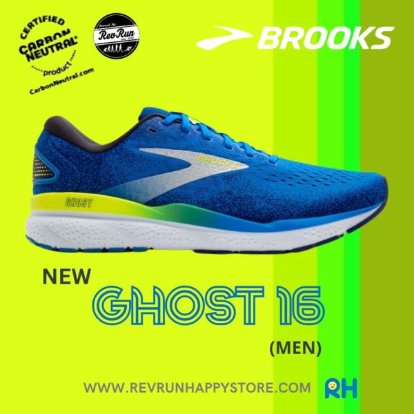 BROOKS GHOST 16 MEN [Electric Blue/Lemon]