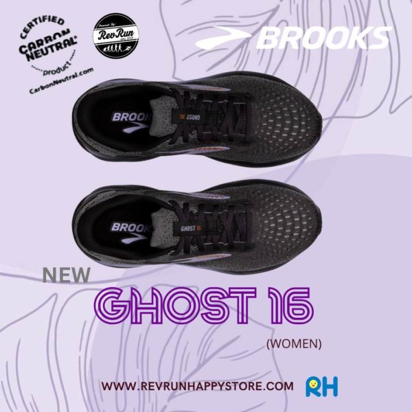 BROOKS GHOST 16 WOMEN [Black/Ebony/Lavender] - Image 2