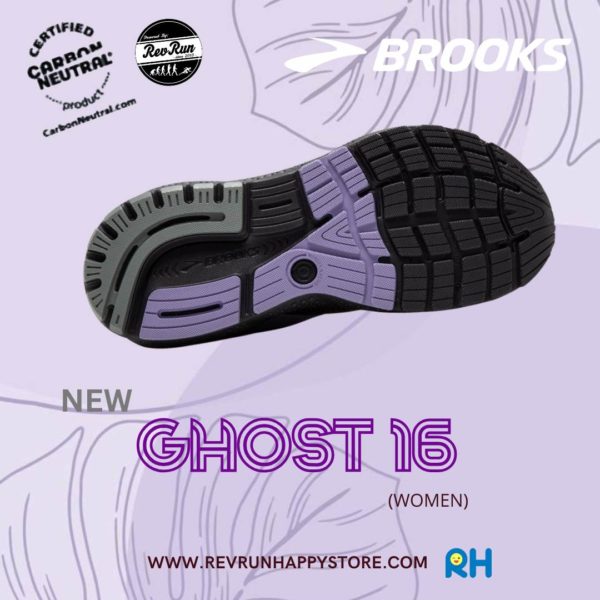 BROOKS GHOST 16 WOMEN [Black/Ebony/Lavender] - Image 5