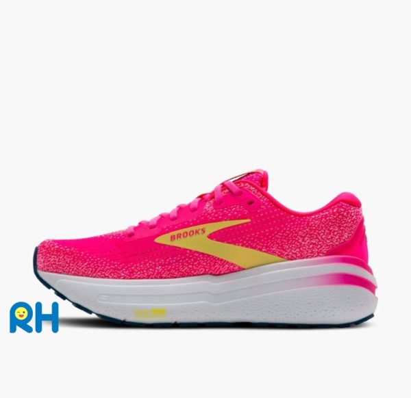 BROOKS GHOST MAX 2 (WOMEN) [Pink/Lemon Tonic] - Image 5