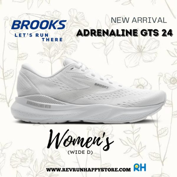 BROOKS ADRENALINE GTS 24 WOMEN (Wide D) [White] - Image 3