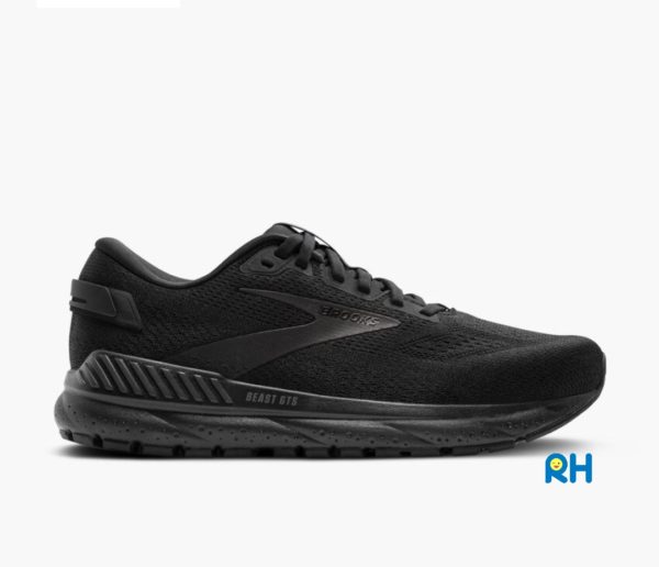 BROOKS BEAST GTS 24 MEN (4E Extra Wide) [Black/Black] - Image 3