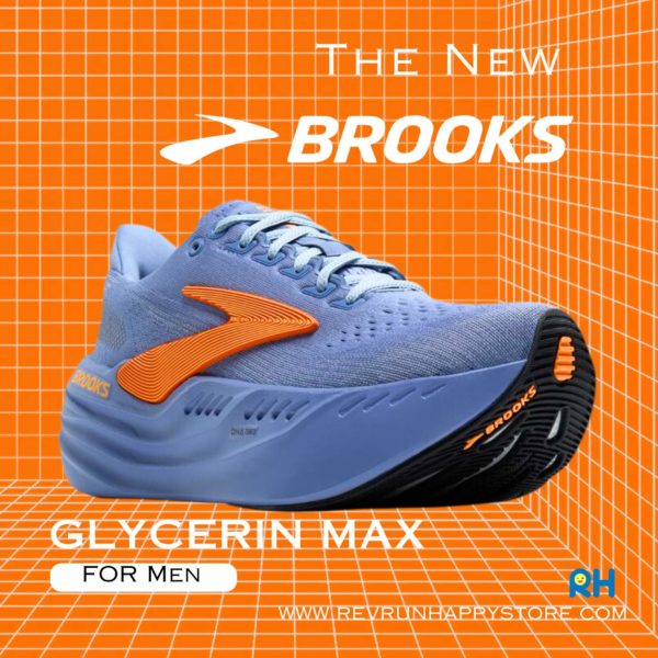 BROOKS GLYCERIN MAX (Men) [Country Blue/Sky/Orange] - Image 2