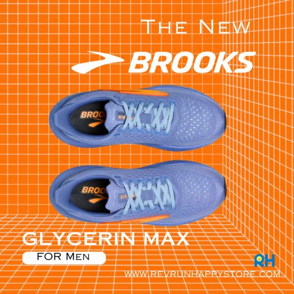 BROOKS GLYCERIN MAX (Men) [Country Blue/Sky/Orange] - Image 4