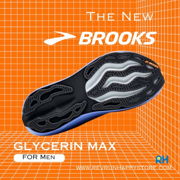 BROOKS GLYCERIN MAX (Men) [Country Blue/Sky/Orange] - Image 6