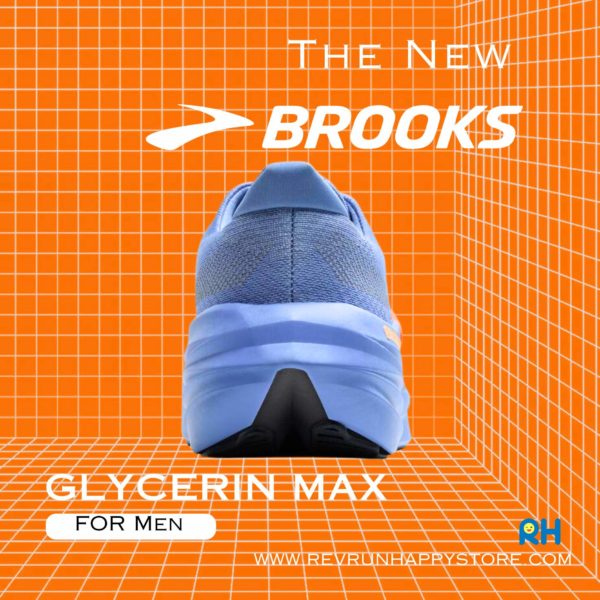 BROOKS GLYCERIN MAX (Men) [Country Blue/Sky/Orange] - Image 3