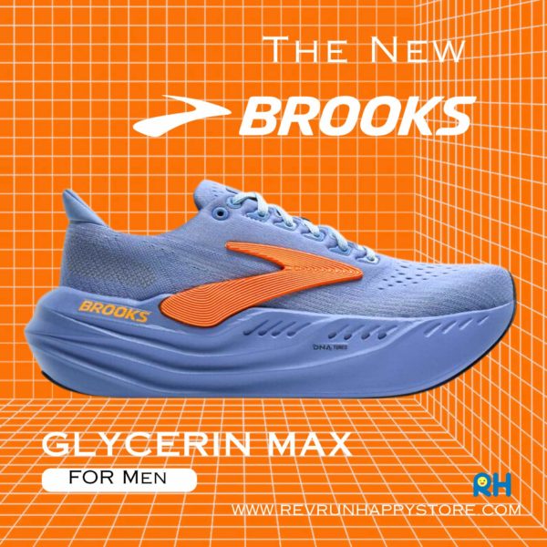 BROOKS GLYCERIN MAX (Men) [Country Blue/Sky/Orange]