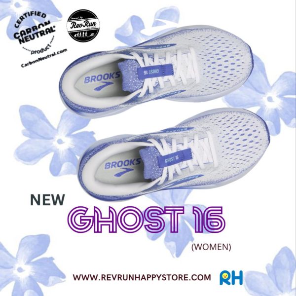 BROOKS GHOST 16 WOMEN [White/Blue] - Image 3