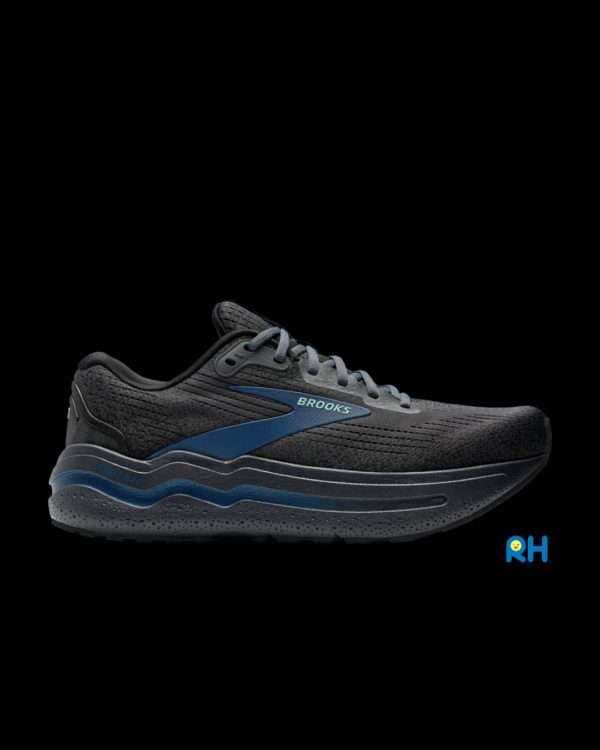 BROOKS GHOST MAX 2 (MEN) [2E Wide][Black/Ebony/Blue Sapphire] - Image 3