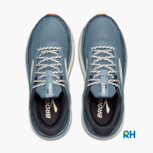 BROOKS GHOST MAX 2 (WOMEN) [Dark Green/Coconut] - Image 4