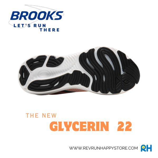 BROOKS GLYCERIN 22 (MEN) (White/Orange) - Image 6