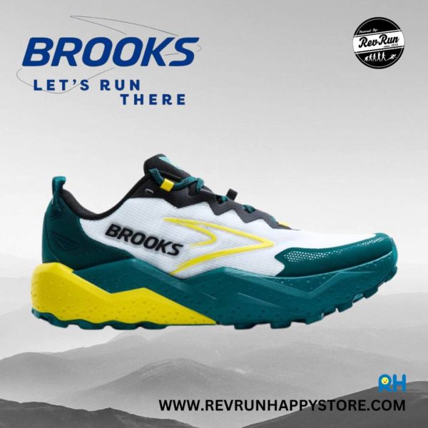 BROOKS CALDERA 8 (MEN) [Dark Green/Yellow/White] - Image 2