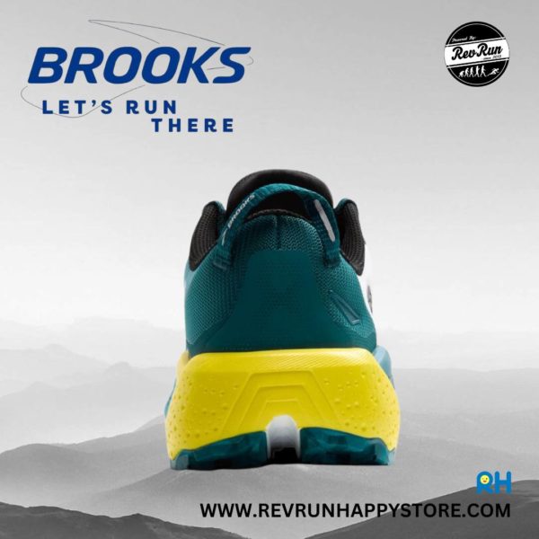 BROOKS CALDERA 8 (MEN) [Dark Green/Yellow/White] - Image 6