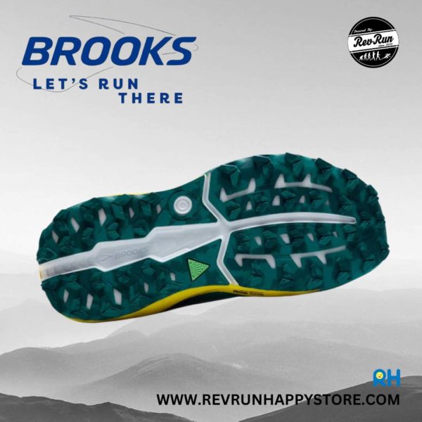 BROOKS CALDERA 8 (MEN) [Dark Green/Yellow/White] - Image 7