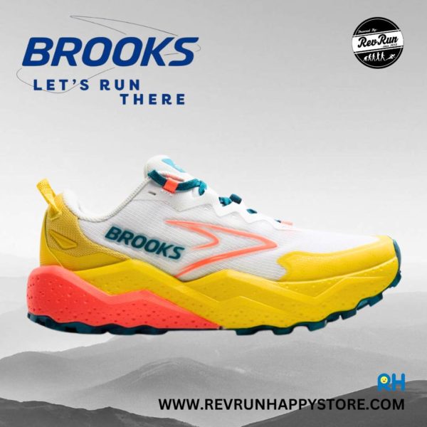 BROOKS CALDERA 8 (WOMEN) [Orange/Yellow/White] - Image 3