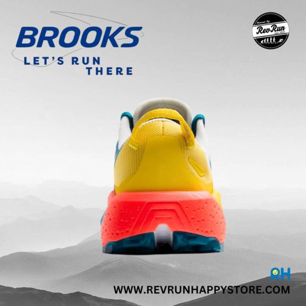 BROOKS CALDERA 8 (WOMEN) [Orange/Yellow/White] - Image 5