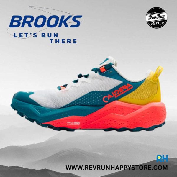 BROOKS CALDERA 8 (WOMEN) [Orange/Yellow/White] - Image 6