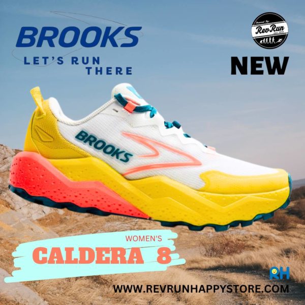 BROOKS CALDERA 8 (WOMEN) [Orange/Yellow/White]