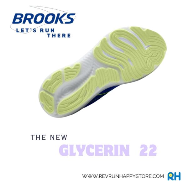 BROOKS GLYCERIN 22 (WOMEN) (Amparo Blue/Hyper Iris/Yellow) - Image 8