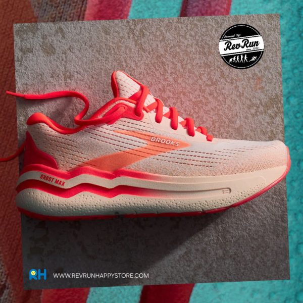 LIMITED EDITION (HYPERGLOW COLLECTION) : BROOKS GHOST MAX 2 (WOMEN) [Coral/Glow]