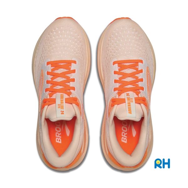 LIMITED EDITION (HYPERGLOW COLLECTION) : BROOKS ADRENALINE GTS 24 WOMEN (Tangerine/Orange/Glow) - Image 5