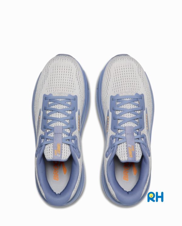 BROOKS GHOST MAX 2 (MEN) [Oyster White/Blue] - Image 5