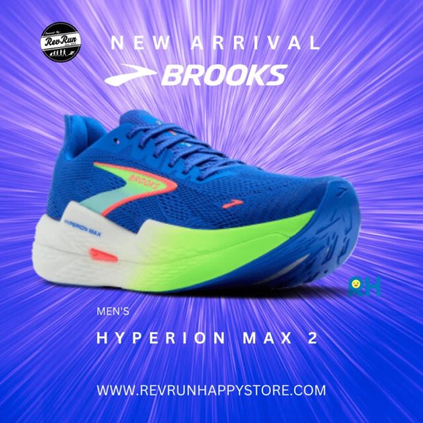 BROOKS HYPERION MAX 2 (Men) [Blue/Green Gecko] - Image 4