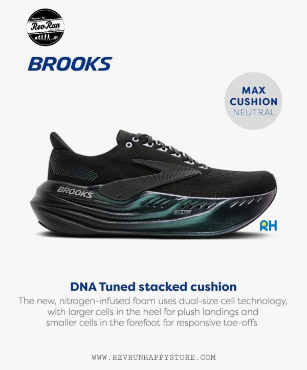 LIMITED EDITION : BROOKS GLYCERIN MAX (MEN) [Moonlight/Aurora Black/Ebony] - Image 9
