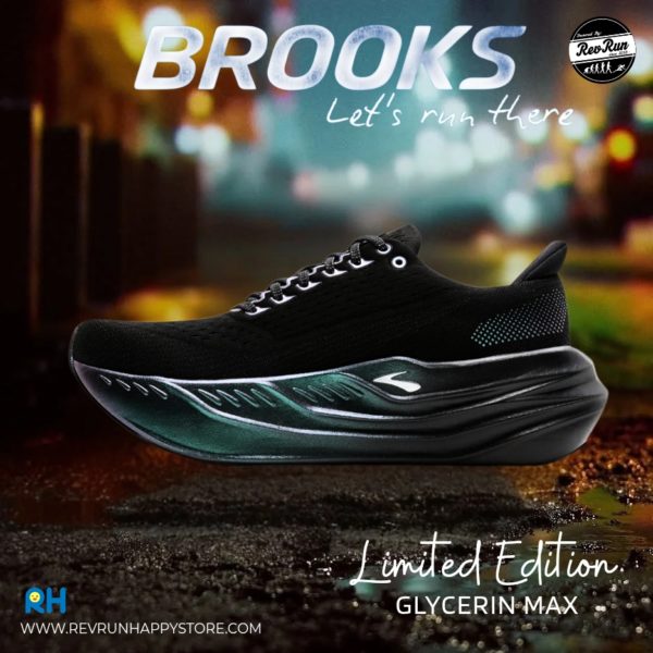 LIMITED EDITION : BROOKS GLYCERIN MAX (MEN) [Moonlight/Aurora Black/Ebony] - Image 6