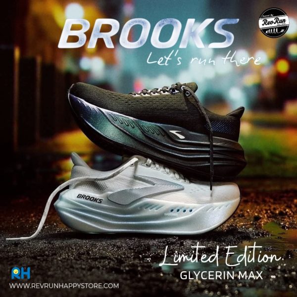 LIMITED EDITION : BROOKS GLYCERIN MAX (MEN) [Moonlight/Aurora Black/Ebony]