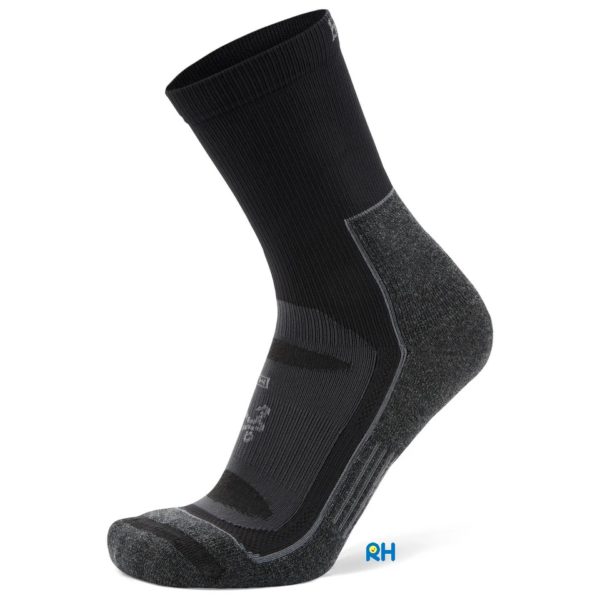 BALEGA Blister Resist Socks (Crew) [Black.Grey]