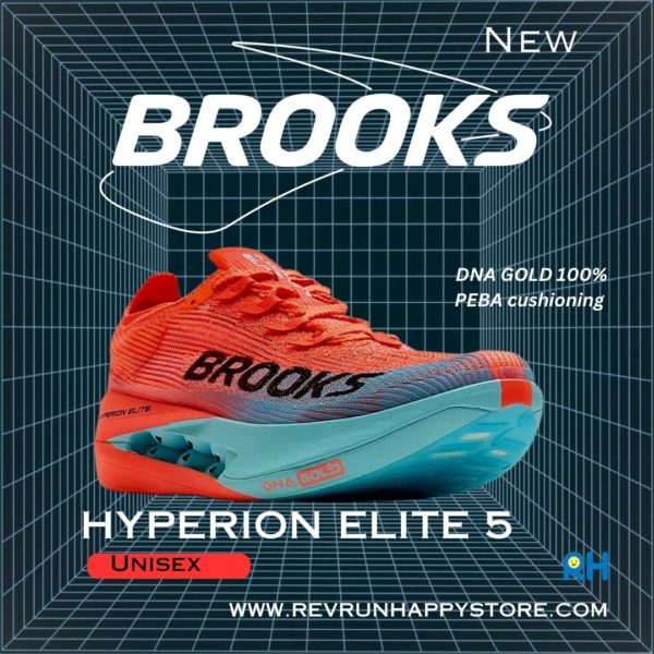 BROOKS HYPERION ELITE 5 (Unisex) [Pink Clay/Atomizer Blue] - Image 4