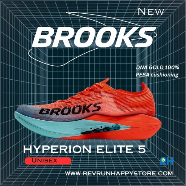 BROOKS HYPERION ELITE 5 (Unisex) [Pink Clay/Atomizer Blue] - Image 7