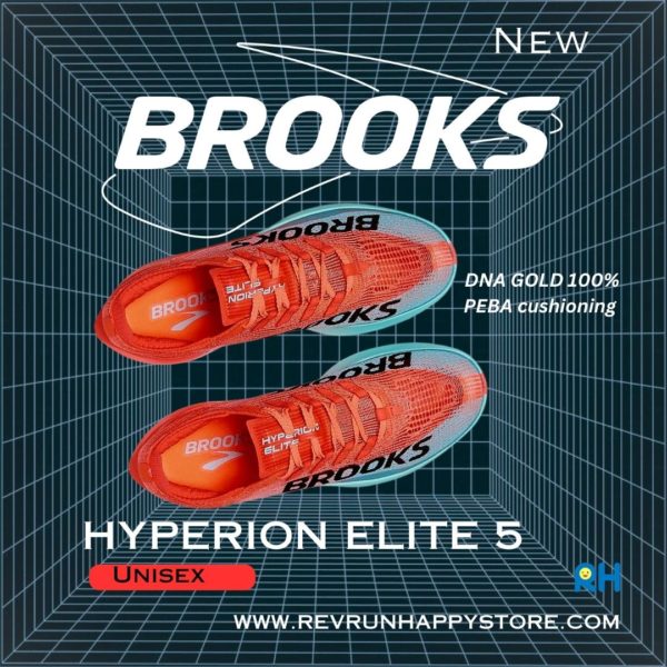 BROOKS HYPERION ELITE 5 (Unisex) [Pink Clay/Atomizer Blue] - Image 6
