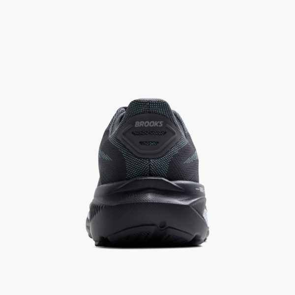 BROOKS GHOST 17 WOMEN (Wide D) [Black/Purple/Turquoise] - Image 3