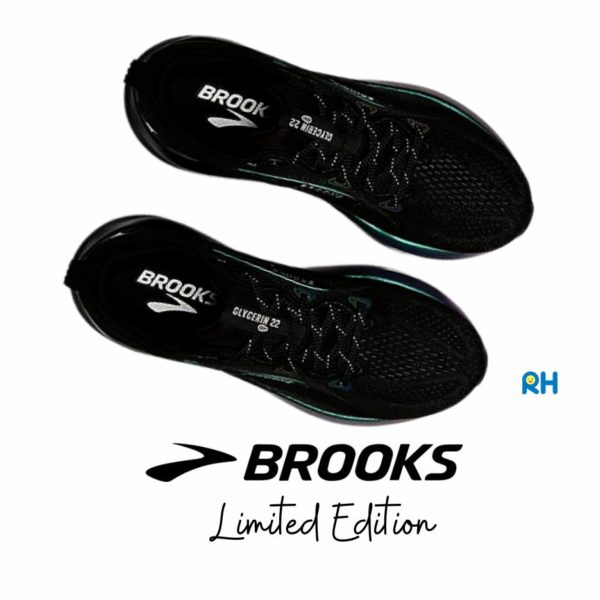 LIMITED EDITION : BROOKS GLYCERIN 22 (MEN) [Moonlight/Aurora Black/Ebony] - Image 5