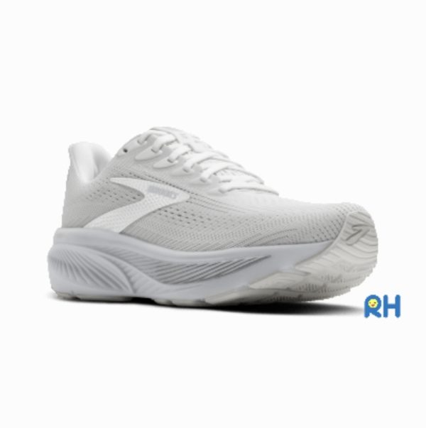 BROOKS GHOST 17 WOMEN (Wide D) [White/Grey] - Image 5
