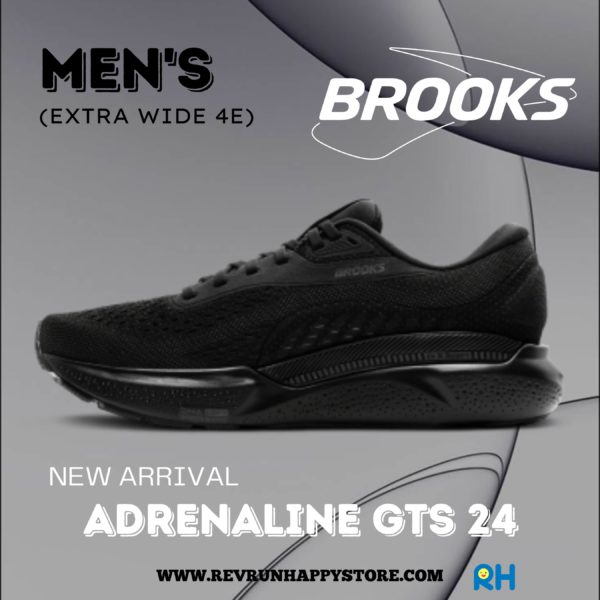 BROOKS ADRENALINE GTS 24 MEN (4E Extra Wide) [Black/Black] - Image 2