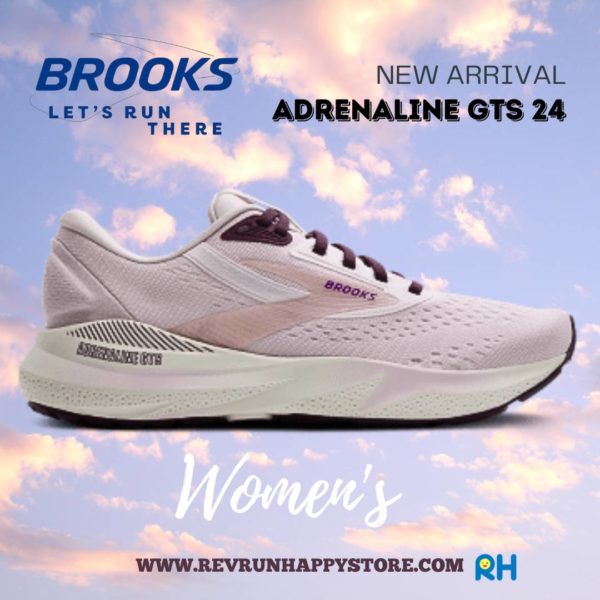 BROOKS ADRENALINE GTS 24 WOMEN [Orchid/Coconut/Purple]